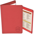 Bonded Leather Double Panel Pocket Menu Cover (8 1/2"x5 1/2")